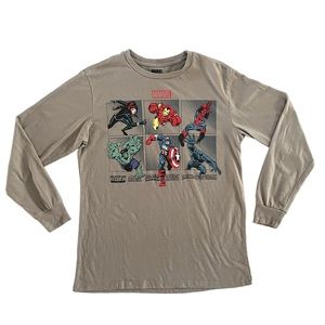 Marvel Men’s Avengers Long Sleeve Size S